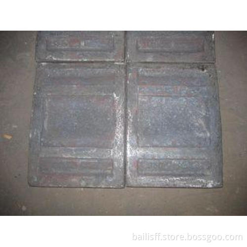 High Cr Iron Boltless Shell Liners / Grinding Mill Liners